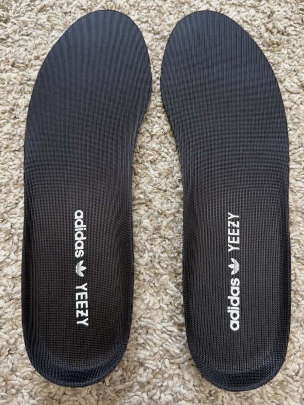 Deadstock Adidas Yeezy 350 V2 Size 11.5 Black Insoles ONLY Authentic 100%